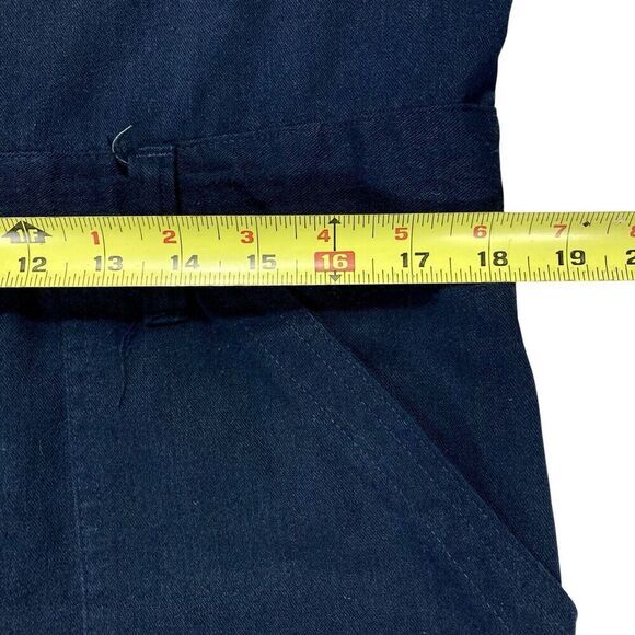 U.S. Navy Excel Manufacturing Utility Coveralls Mens 42 XL Blue Flame Resistant - Picture 13 of 16